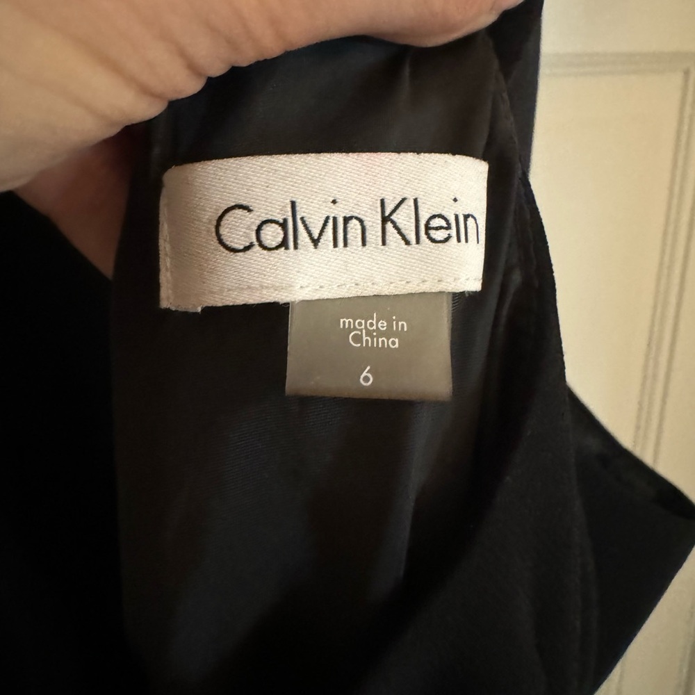 Black Calvin Klein gown size 6 - Picture 4 of 4